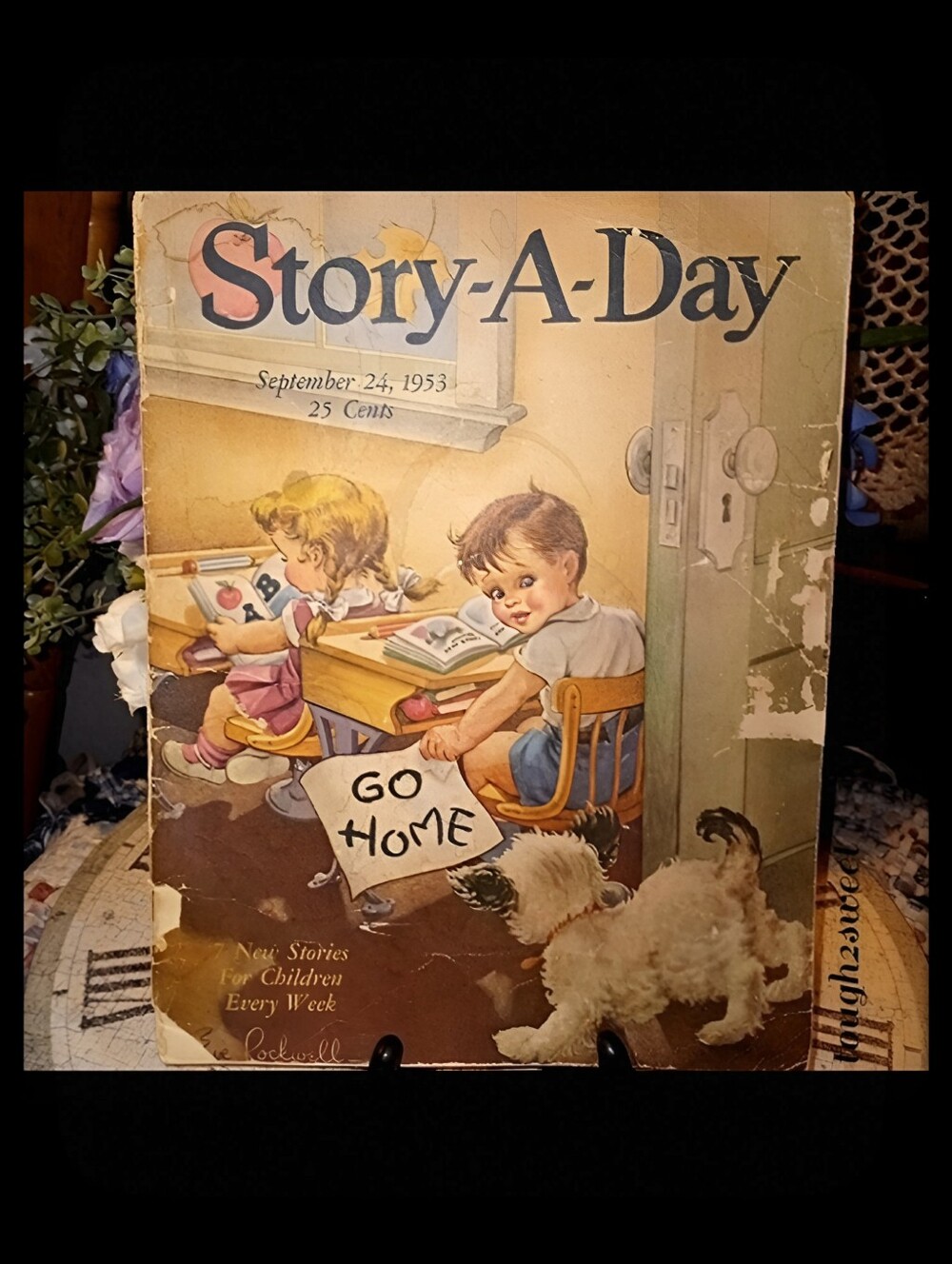 VINTAGE "1953" STORY A DAY CHILDREN'S MAGAZINE PAPER BACK SEPTEMBER 24, 1953